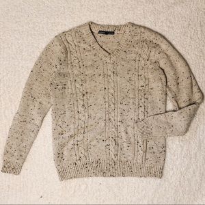 WESTERN CONNECTION Vintage Cable-Knit Sweater